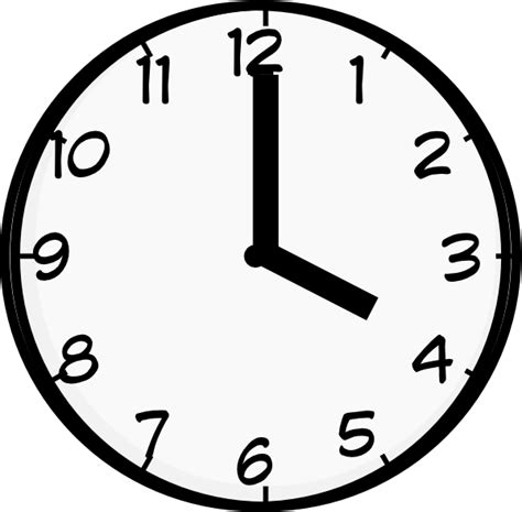 4 O Clock Clip Art At Vector Clip Art Online Royalty Free