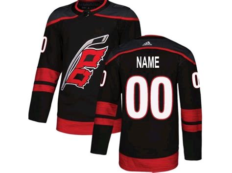 Cheer on your carolina hurricanes in true style with this jersey! ECseller Official--Mens Adidas Nhl Carolina Hurricanes Black Custom Made Alternate Premier Jersey
