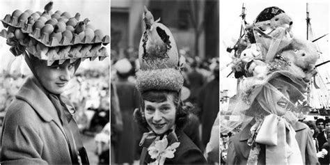 17 Vintage Photographs Show Women Wearing Crazy Easter Bonnets In The