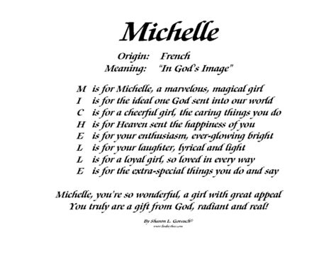 meaning of michelle lindseyboo