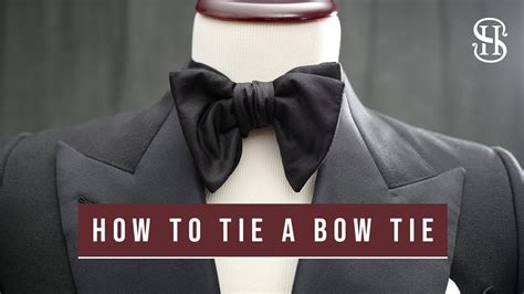 Easiest Way To Tie A Bow Tie How To Tie A Bow Tie Step By Step Youtube