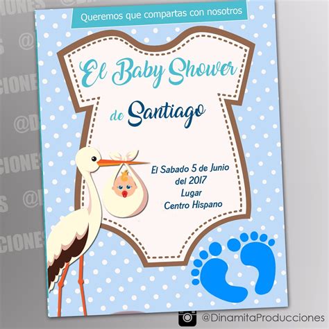 Invitacion Baby Shower Plantilla De Invitación De Baby Shower