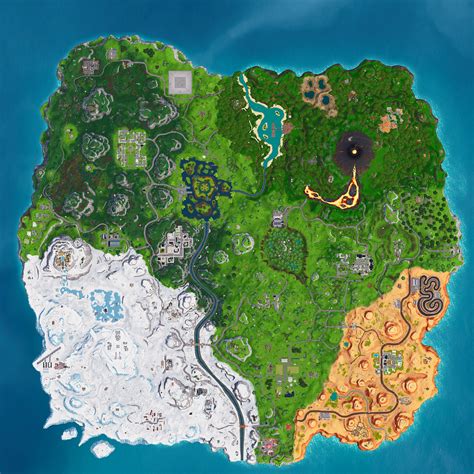 Mapa Fortnite Season 8