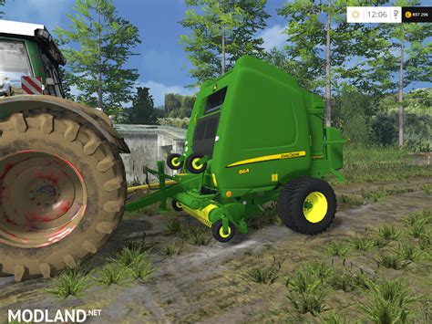 John Deere Premium Baler V Mod For Farming Simulator