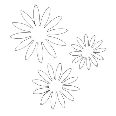 Daisy Stencil Paper Flower Patterns Paper Flower Template Paper