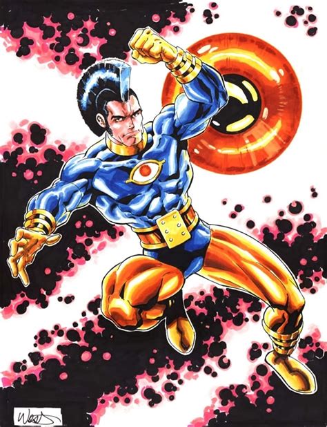 Omac In Kevin Wests January 2010 Jack Kirby Comic Art Gallery Room