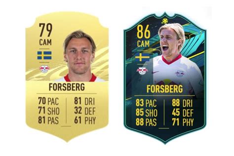 Forsberg fifa 21 is 28 years old and has 4 forsberg's price on the xbox market is 1,600 coins (39 min ago), playstation is 1,700 coins (35 min ago) and pc is 2,500 coins (2 min ago). FIFA 21: Starker Forsberg als SBC-Belohnung - Lohnt er sich?