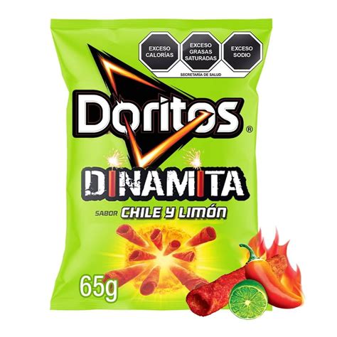 Botana Sabritas Doritos Dinamita Chile Y Limón 65 G Walmart