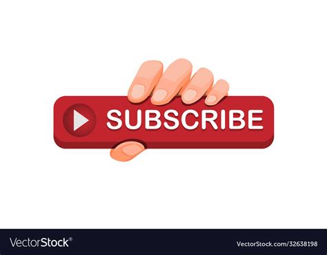 Hand Grab Subscribe Button Icon For Online Video S