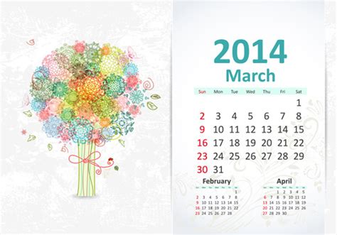 Calendar March 2017 Free Vector Download 1730 Free Vector For