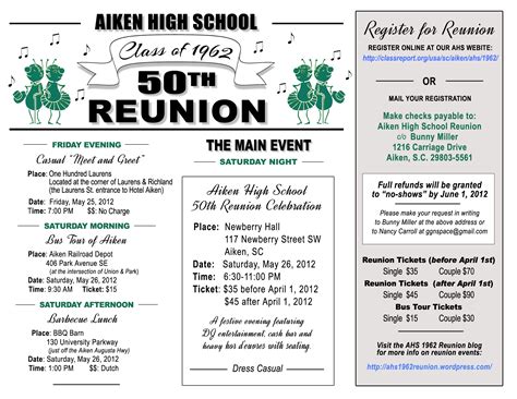 Ahs 50th Reunion Letter