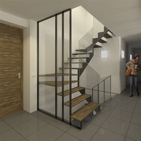Escalera Metálica Interior Robustez Y Ligereza Ad Arquitectura