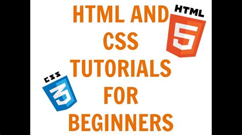 Html And Css Tutorials For Beginners Learn Html And Css 1 Youtube