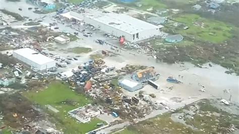 Aerial Footage Reveals Devastation In Bahamas After Hurricane Dorian