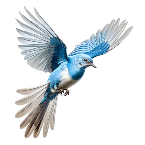 The Mountain Bluebird Against Copy Feathers Bird Wings Png