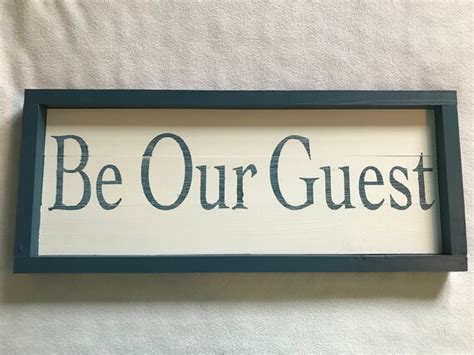 Be Our Guest Sign Guest Room Sign Guest Room Decor Wood