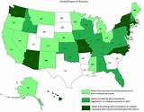Pictures of States With Legal Marijuana Use