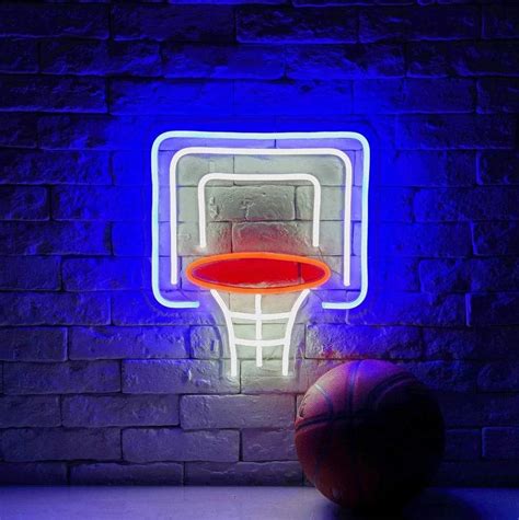 Basketball Hoop Neon Sign Neon Light Led Neon Signs Nelights Led