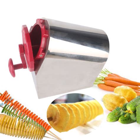 Vegetable Cutter Twisted Potato Slicer Spiral French Fry Stainless
