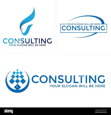 Business Consulting Networking Logo Design Stock Vector Image And Art Alamy