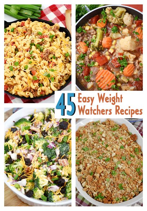 45 Easy Weight Watchers Recipes Life She Has