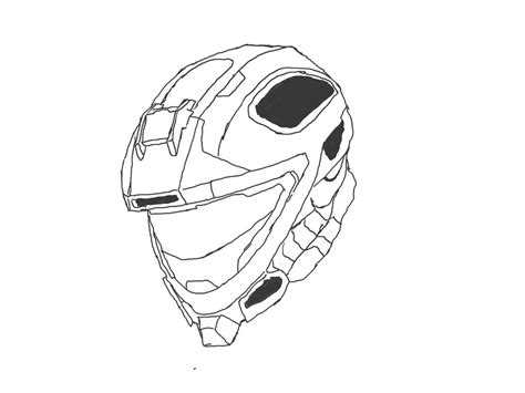 Halo is a science fiction video game. Halo Master Chief Helmet Drawing at GetDrawings | Free ...