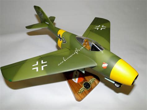 Focke Wulf Ta 183 Clear Canopy Mahogany Wooden Aircraft Models