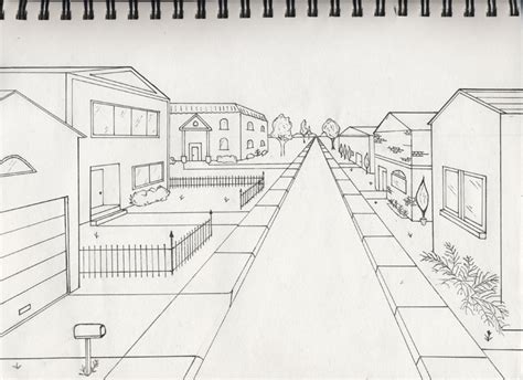One Point Perspective Examples Kiwiet Art