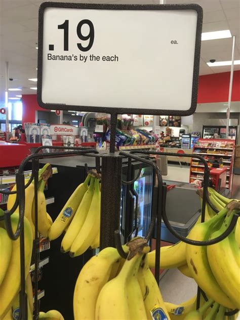 Bananas Sold By The Each At Target Rmildlyinteresting
