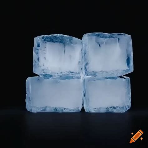 2d Ice Block Wall In A Game Like Style