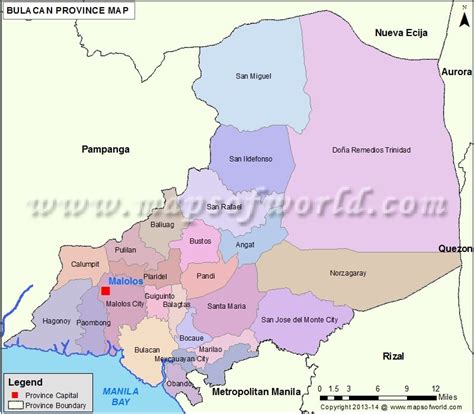 Map Of Bulacan Province Bulacan Province Map