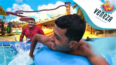 Horas No Parque Aqu Tico Veneza Water Park Pivetevlogs Youtube