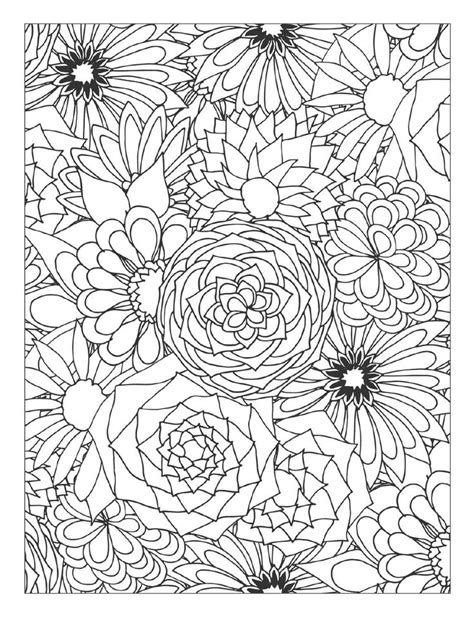 28 Inspirational Image Detailed Flower Coloring Pages Detailed