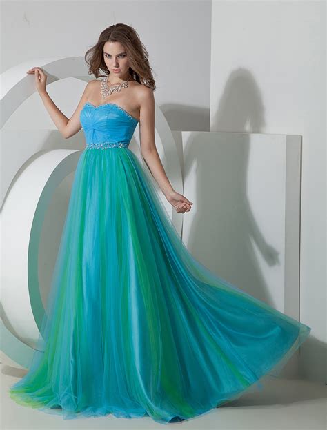 Two Tone Prom Dress Twisted Ruched Lace Up Tulle Satin Dress Milanoo Com