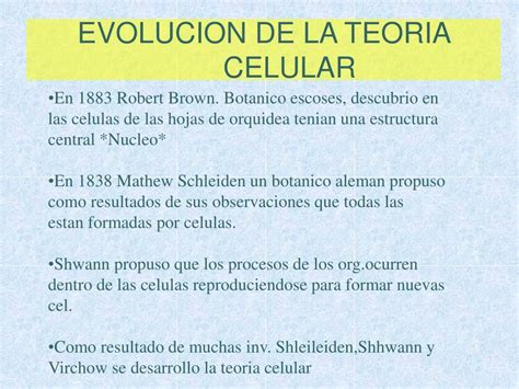 Ppt Evolucion De La Teoria Celular Powerpoint Presentation Id407903