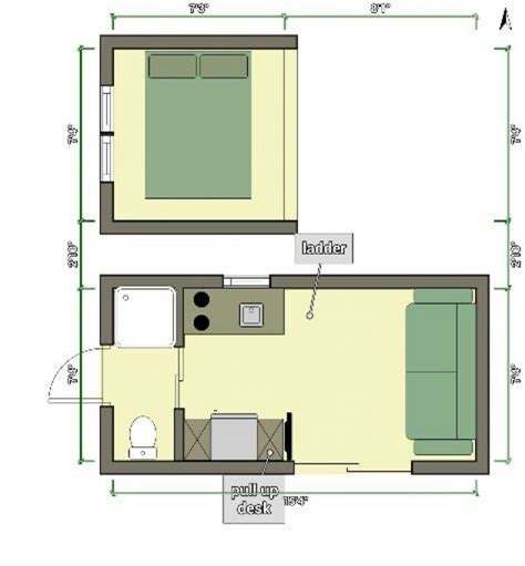 10x12 Cabin Floor Plan Floorplansclick
