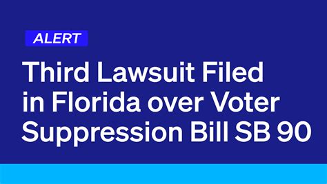 third lawsuit filed against florida voter suppression bill democracy docket