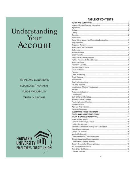 Harvard credit solutions helps consumers remove harmful derogatory accounts off consumer's. Harvard University Employees Credit Union - Understanding Your Account by Harvard Alumni Card ...