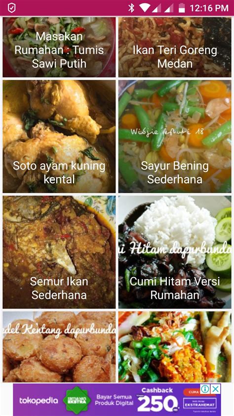 Aplikasi resep masakan khas nusantara by naynad adalah aplikasi lengkap yg berisi kumpulan resep masakan nusantara dan resep masakan indonesia terlengkap! Download Buku Resep Masakan Sehari-hari - lasopafinger