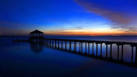 1920x1080 Px Long Exposure Pier Water High Quality