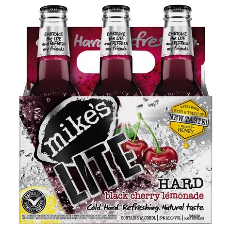 Mikes Lite Hard Black Cherry Lemonade 12 Oz 6 Pk Malt Beverages