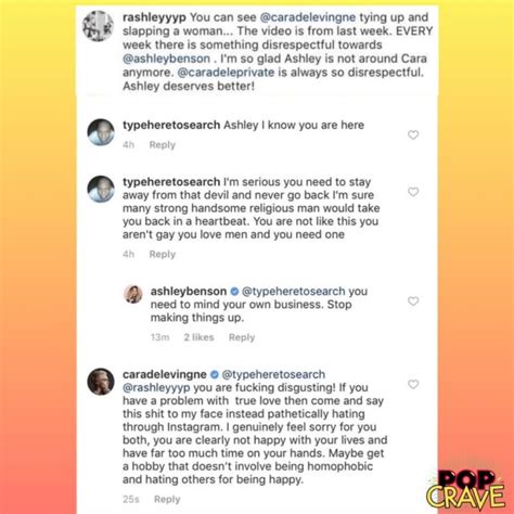 Cara Delevingne And Ashley Benson Clap Back At Homophobic Troll On Instagram Go Magazine