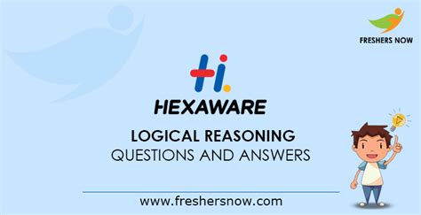Hexaware Logical Reasoning Questions And Answers For Freshers Pdf