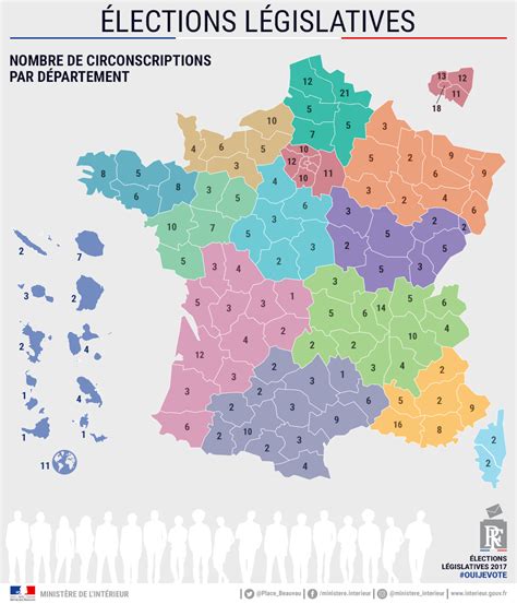 Carte Nombre De Circonscriptions Par Département Législatives 2017