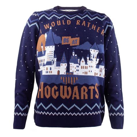 Harry Potter Sweatshirt Christmas Jumper Hogwarts Size M