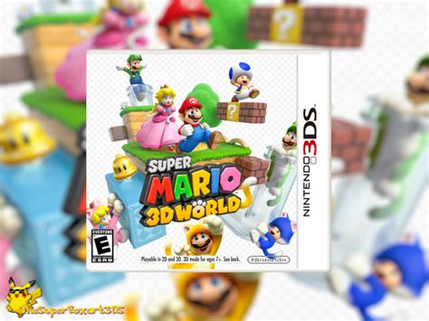 Super Mario 3d World Nintendo 3ds Box Art Cover By Thesuperboxart3ds