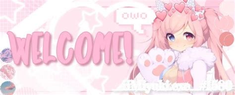 Pink Welcome Banner Welcome Banners Cute Banners Twitter Header Pink