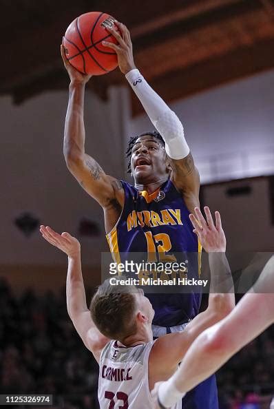 Ja Morant Of The Murray State Racers Shoots The Ball Over Cameron