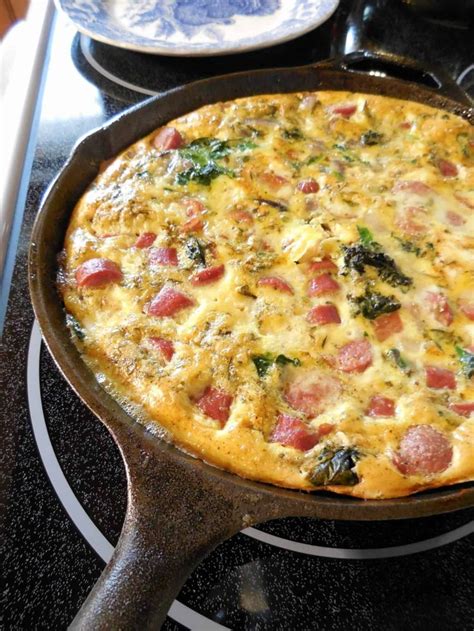 My Cast Iron Skillet Frittata Hearty So Quick And So Easy Cast Iron
