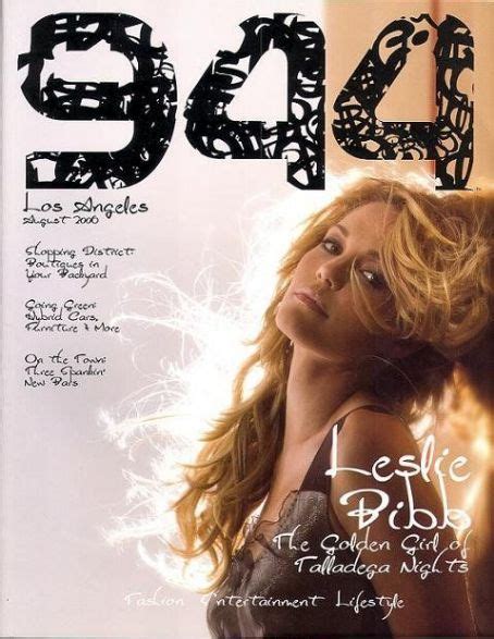 Leslie Bibb 944 Magazine August 2006 Cover Photo United States